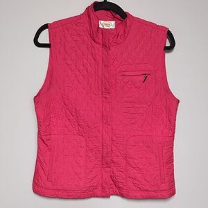 Talbots Pink Quilted Vest